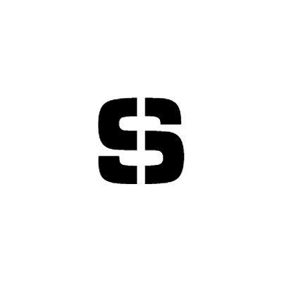 Individual Character Stencil 24" - Letter S