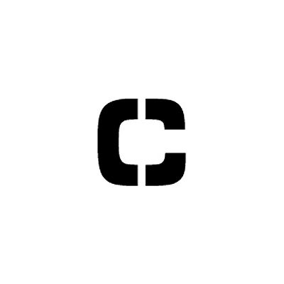Individual Character Stencil 36" - Letter C