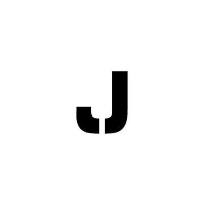 Individual Character Stencil 8" - Letter J