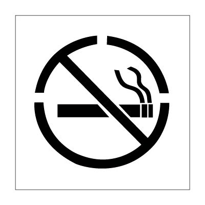 Plant Marking Stencil 20x20 - No Smoking