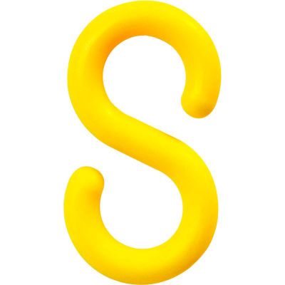 Mr. Chain Connecting S-Hooks, 2", Yellow, 25 Pack