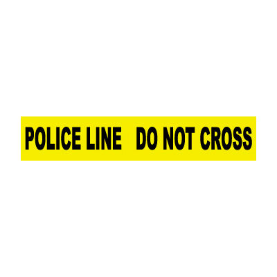 Printed Barricade Tape - Police Line Do Not Cross | B67992 ...