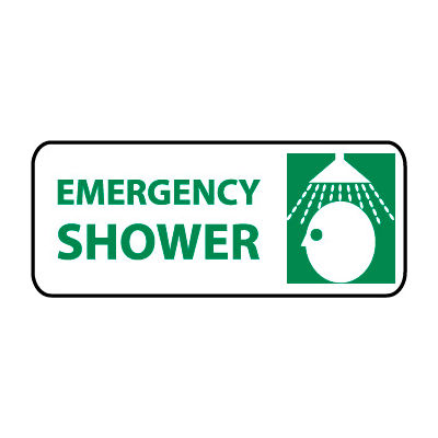 Pictorial OSHA Sign - Plastic - Emergency Shower