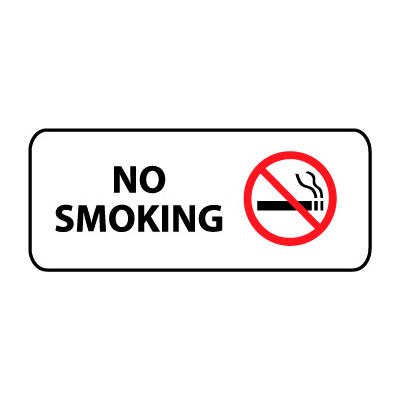 Pictorial OSHA Sign - Vinyl - No Smoking