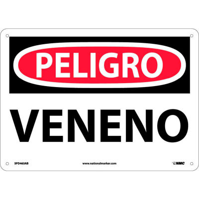 Spanish Aluminum Sign - Peligro Veneno