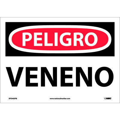 Spanish Vinyl Sign - Peligro Veneno