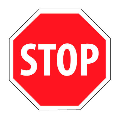 Security Stop Sign - Stop