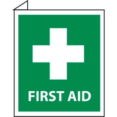Facility Flange Sign - First Aid