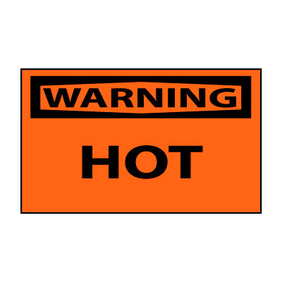 Signs | Hot Surface, Temperature & Work Signs | Machine Labels ...