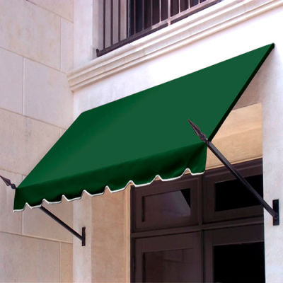 Awntech NO21-8F, Spear Arm Awning 8-3/8'W x 2-9/16'H x 1-5/16'D Forest Green