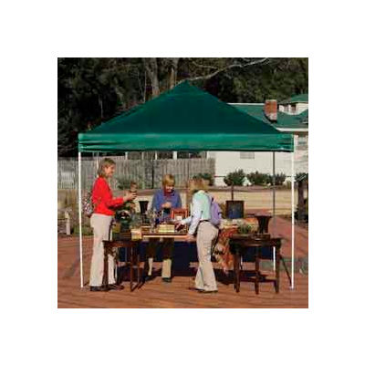 10x10 Straight Leg Pop Up Canopy - Green Cover