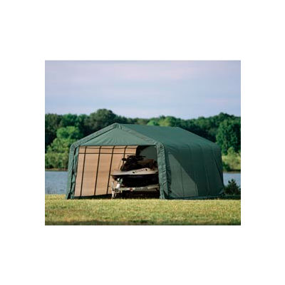 10x16x8 Peak Style Shelter - Green