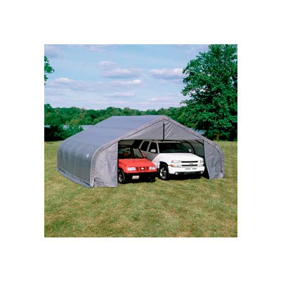 22x28x10 Peak Style Shelter - Grey