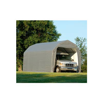 ShelterLogic Barn Style Shelter 12' x 24' x 9' Gray