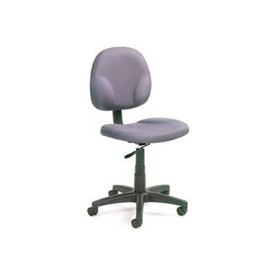 Boss Office Task Chair - Fabric - Mid Back - Gray