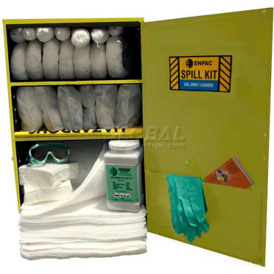 Wall Mount Spill Containment Cabinet, X-Large, 24"W x 12"D x 35"H, Universal