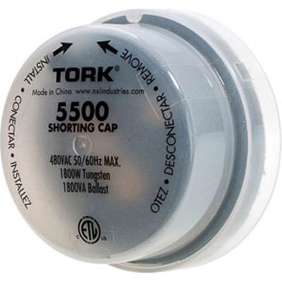 NSI TORK® 5500 Shorting Cap Turn Lock, 480V Max, 1800W Tungsten, 1800VA Ballast