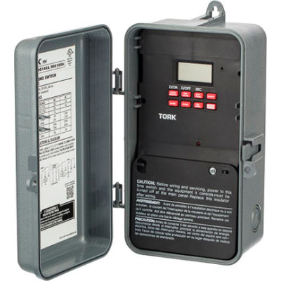 NSI TORK® DG180A 24 Hr Digital Signal/Cycle & Skip Days, 1 Chan, 20A,120-277V, SPDT In/Out Encl