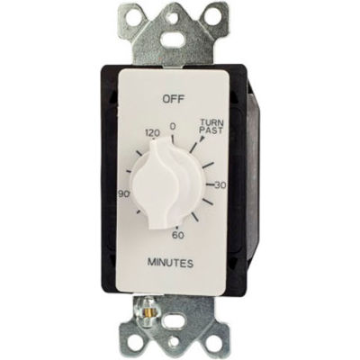 NSI TORK® A502HW 2 Hour Spring Wound Twist Timer, 125-277V, SPDT, White