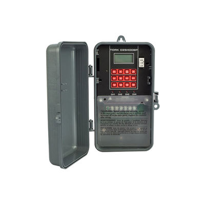 NSI TORK® DZS400BP Astronomic Digital Timer w/Season Holiday Memory Mod 4 Channel 20A 120-277V