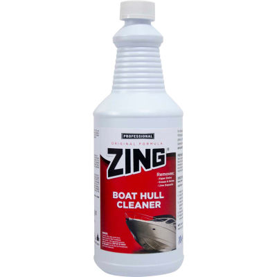 ZING® - Original Boat Hull Cleaner, Quart Bottle 12/Case - N074-Q12