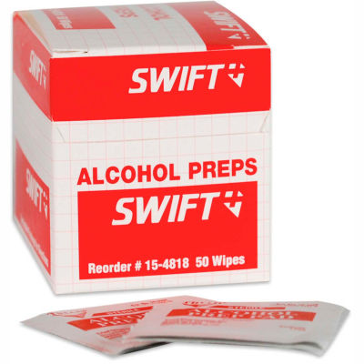 North® by Honeywell 154818-H5, Alcohol Wipes, 50 Per Box