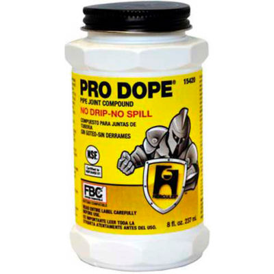 Hercules 15420 Pro Dope Thread Sealant - Screw Cap With Brush 1/2 Pt. - Pkg Qty 24