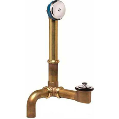 Dearborn Brass 227S-3 Uni-Lift Bath Waste Kit For Side Drain 17 Ga. Uni-Lift Stopper Chrome Finish