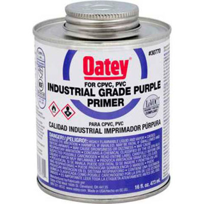 Oatey 30771 Purple Primer - Industrial Grade 32 oz. - Pkg Qty 12
