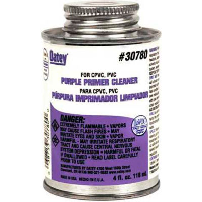 Oatey 30780 Purple Primer/Cleaner 4 oz. - Pkg Qty 24