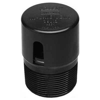 Oatey 39012 Plain ABS In-Line Vent - Pkg Qty 6