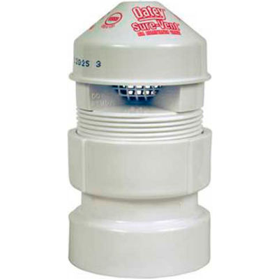 Oatey 39238 Sure-Vent Air Admittance Valve 20 DFU Capacity 1-1/2"x 2"Mechanical Adapter - Pkg Qty 12