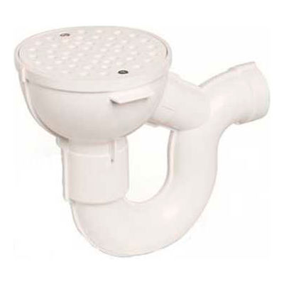 Oatey 42723 2" ABS Floor Drain with P-trap and Cleanout - Pkg Qty 2