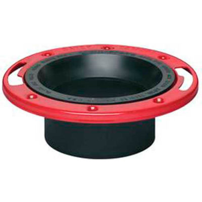 Oatey 43520 4" ABS closet flange With Metal Ring - Pkg Qty 12