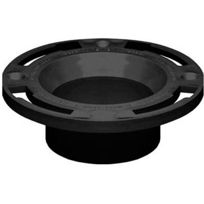 Oatey 43523 3" Or 4" PVC Long Pattern Closet Flange With Plastic Ring With Test Cap - Pkg Qty 6