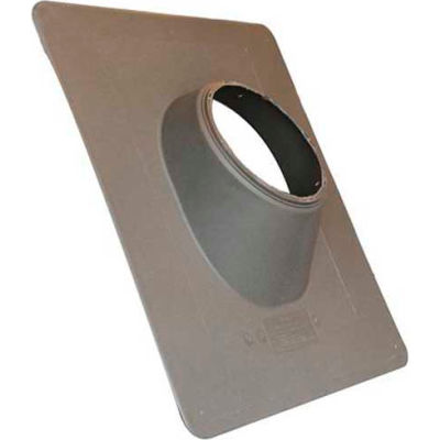 Oatey 48081 2" Thermoplastic Canadian Base No-Calk Roof Flashing 16"L x 14"W Brown - Pkg Qty 12