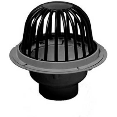 Oatey 78044 4" PVC Roof Drain with Cast Iron Dome & Dam Collar