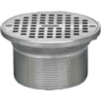 Oatey 82370 10" Cast Nickel Round Barrel & Round Nickel Grate
