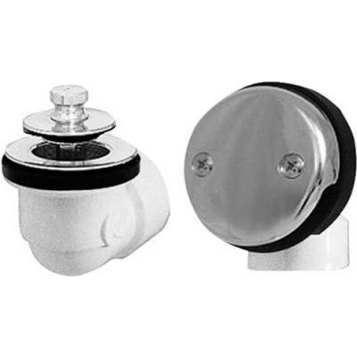 Dearborn Brass A7225B Bath Waste Half Kit Sch. 40 Uni-Lift Stopper CHR Finish Trim - Pkg Qty 20