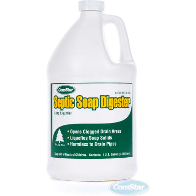 Comstar Septic Soap Digester™Soap Liquifier, Gallon Bottle, 4 Bottles - 30-656 - Pkg Qty 4
