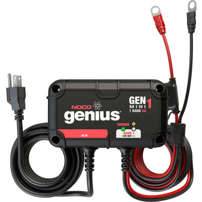 NOCO Genius 4 Amp 1-Bank Waterproof Onboard Battery Charger - GENM1