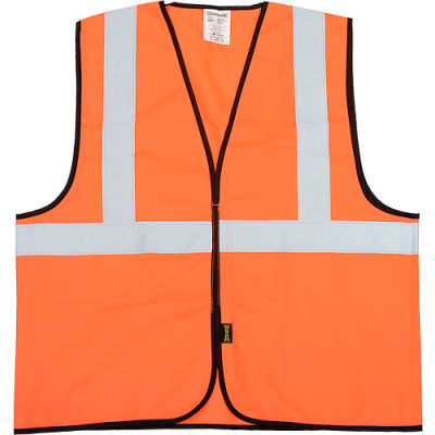 OccuNomix Class 2 Solid Vest Hi-Vis Orange 2XL/3XL, ECO-G-O2/3X