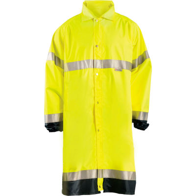 OccuNomix Premium Breathable Raincoat Hi-Vis Yellow, 2XL, LUX-TJRE-Y2X