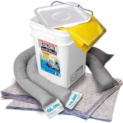 Oil-Dri® Universal Bucket Spill Kit, 5 Gallon Capacity
