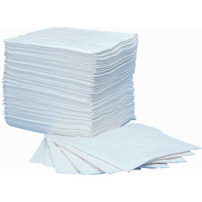 Oil-Dri® Oil Only Heavy Weight Pads, 15" x 19", 22 Gallon Capacity, 100/Box