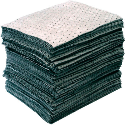 Oil-Dri® Universal Light Weight Pads, 15" x 19", 30 Gallon Capacity, 200/Box