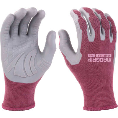 Mad Grip Utility Garden Pro Glove, Plum/Gray, L, LPPUPURRL