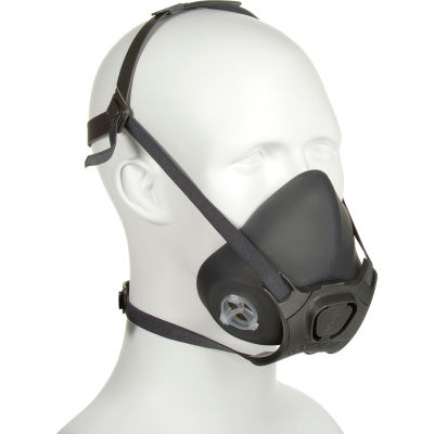 Moldex 7802 7800 Series Premium Silicone Half Mask Respirator + 7940 P100 Filter Disk, Medium
