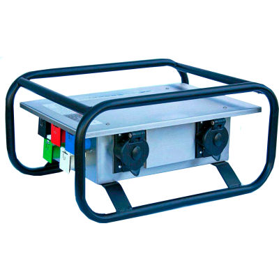 CEP 6606GUSF254, 3-Ph Temporary Power Box, 50A outlets x 4