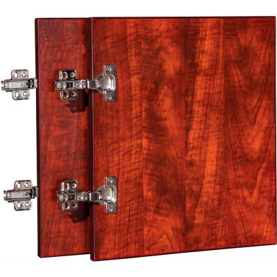 Lorell® Door Kit for Hutch - 16.6" x 16" x 0.8" - Cherry - Essentials Series